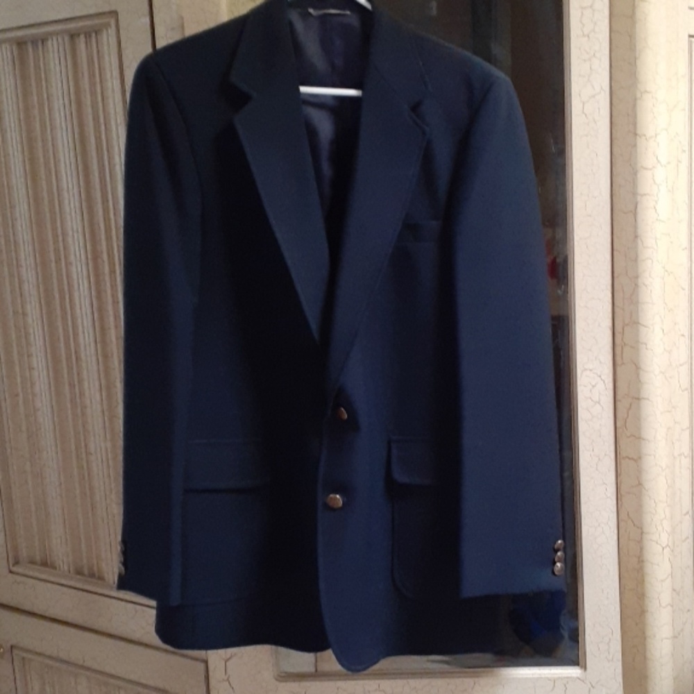 Navy blue men's  sport coat